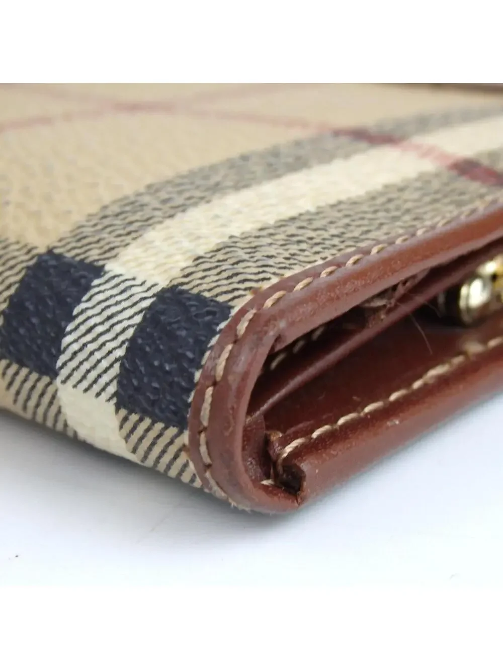 Authentic BURBERRY bifold wallet leather[Used] - Picture 6 of 14